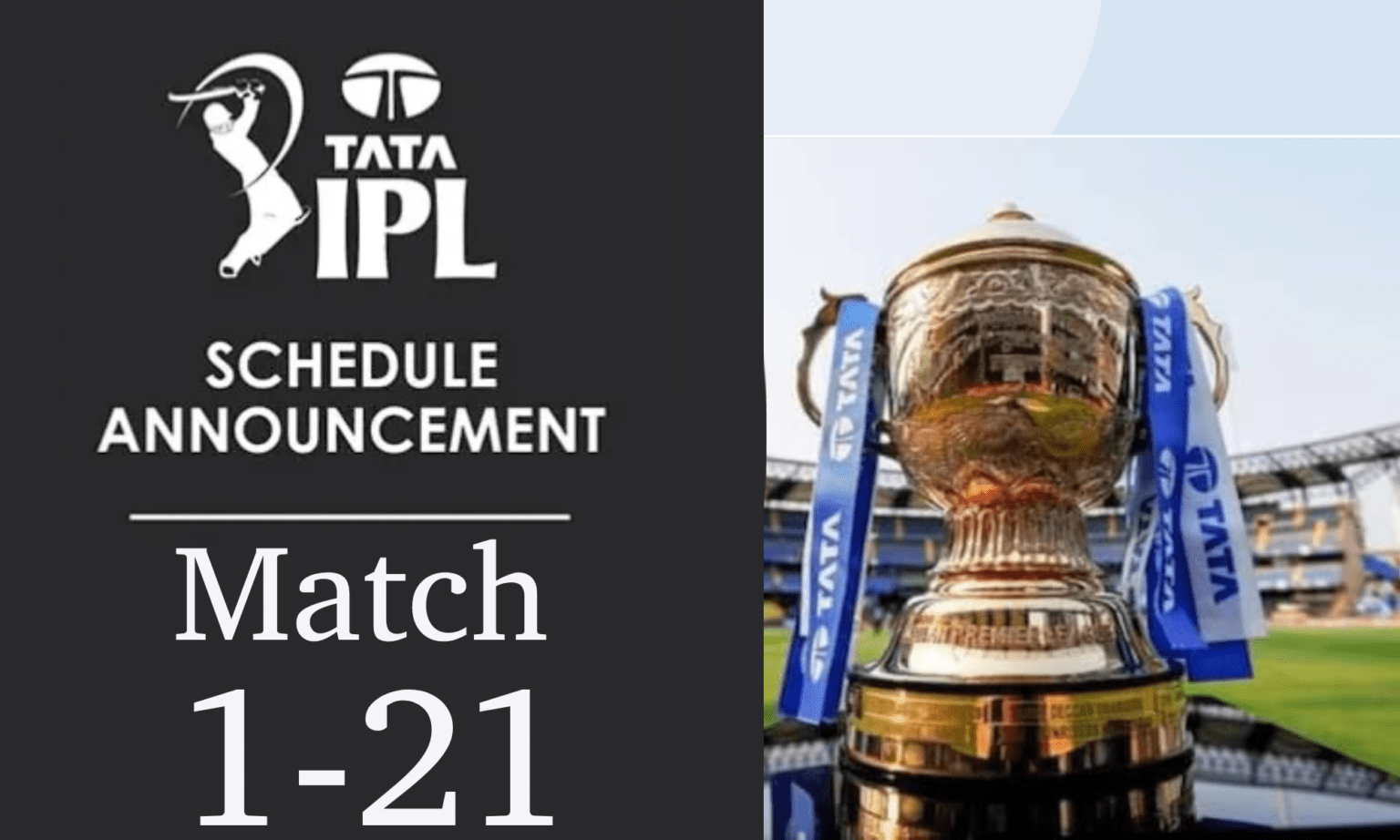 IPL 2024 Schedule: 17 days schedule of IPL 2024 announced, opening match between CSK and RCB IPL 2024 Schedule: 17 days schedule of IPL 2024 announced, opening match between CSK and RCB