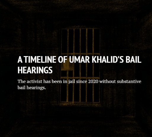 Umar Khalid's bail matter adjourned a final, final, final time