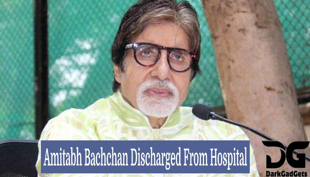 Amitabh Bachchan Bollywood Actor Discharged From Hospital After Angioplasty