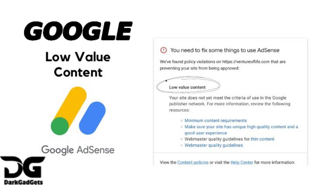 Low Value Content Kaise Hataye