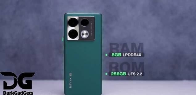 Infinix Note 40 Pro 5G Ram and storage