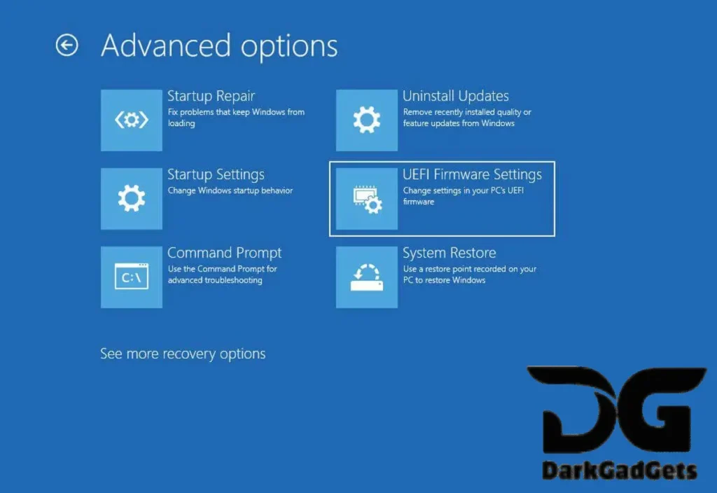 Entering BIOS/UEFI Settings