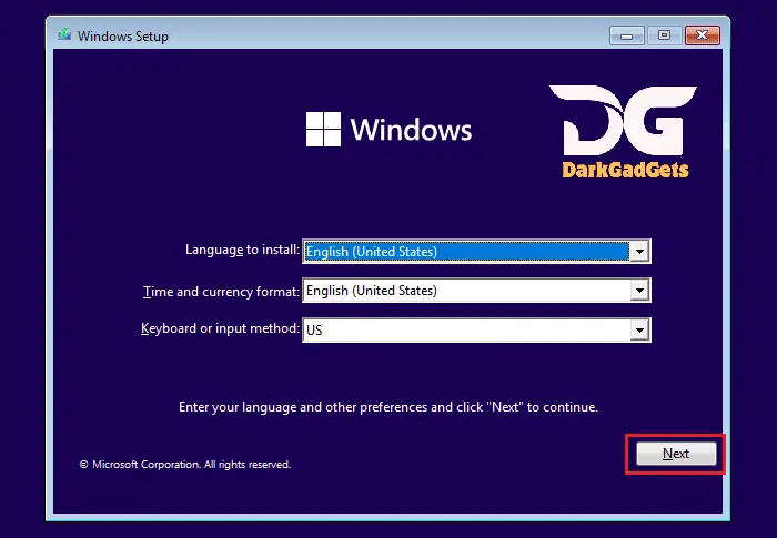 Starting the Installation Process